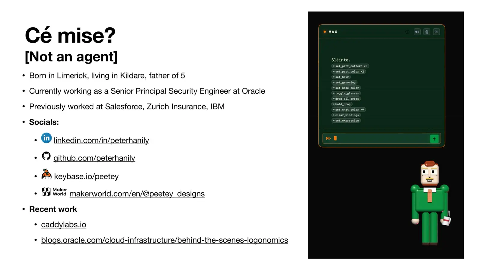 Slide 4 of 31 from "Future of SecOps Tooling". The full deck is available as a PDF below.
