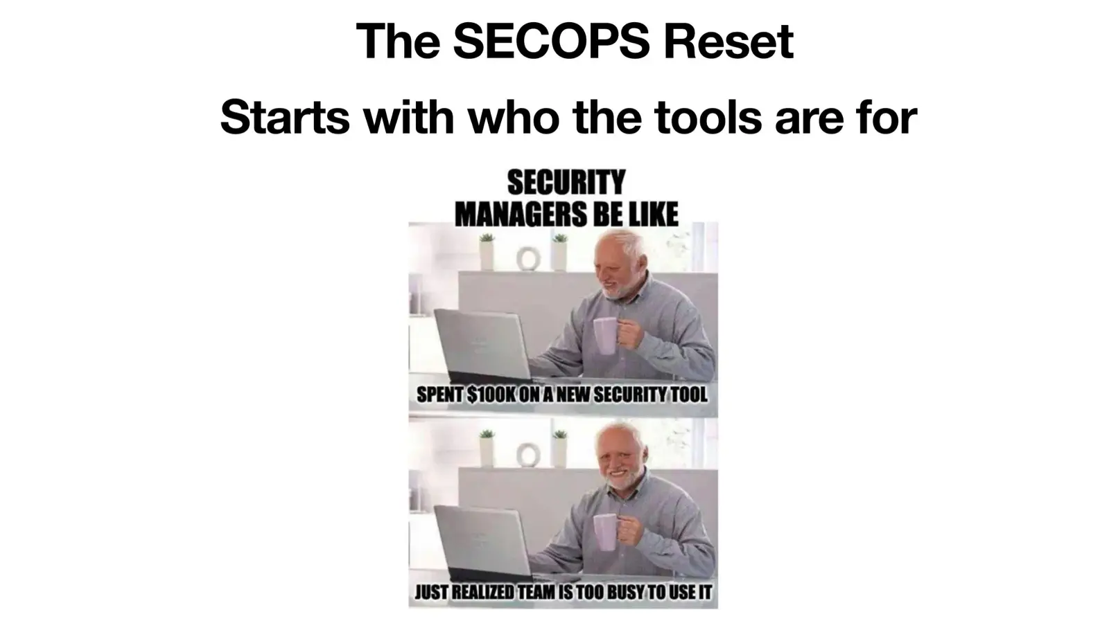 Slide 15 of 31 from "Future of SecOps Tooling". The full deck is available as a PDF below.